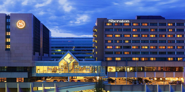 Exterior of Sheraton Frankfurt Airport Hotel and Conference Center